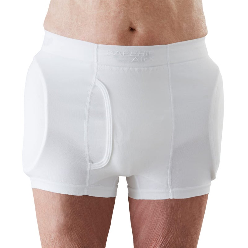 SAFEHIP AirX Mens Hip Protector Briefs Fall Injury Prevention Hip Support for Elderly Seniors Breathable SkinFriendly and Comfortable Large 4048 inches